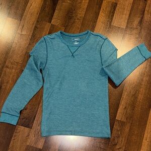 Soma Men’s Teal Long Sleeve Thermal Shirt (size small)